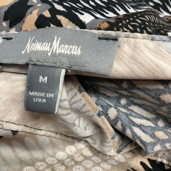 NEIMAN MARCUS Women’s Geometric Maxi Skirt Size Medium Multicolored - Picture 9 of 9